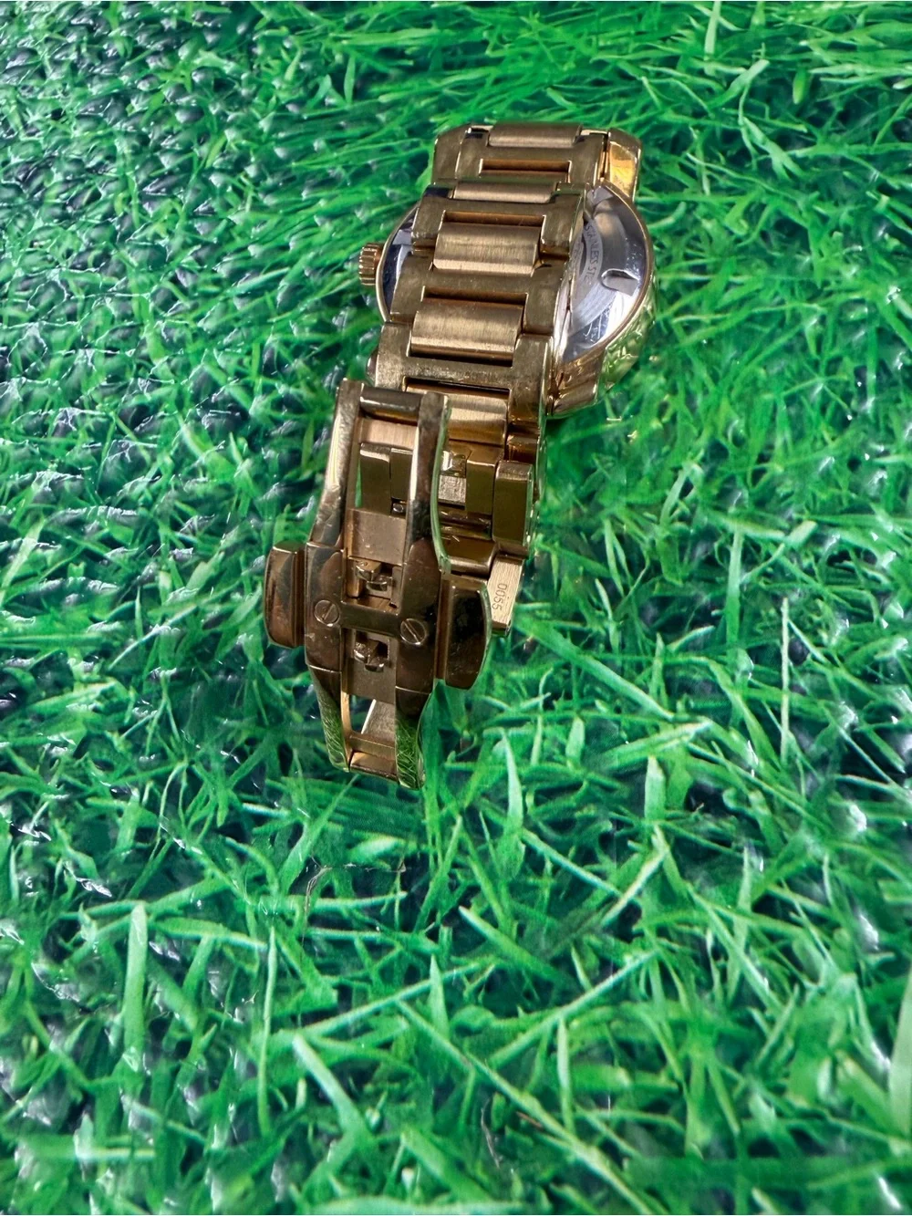 Movado Bold Gold-Tone Women's Watch with Crystal Dial